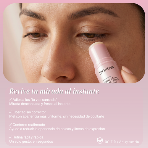 Bionova Retinol Eye Stick — Elimina Ojeras, Bolsas y Líneas Finas