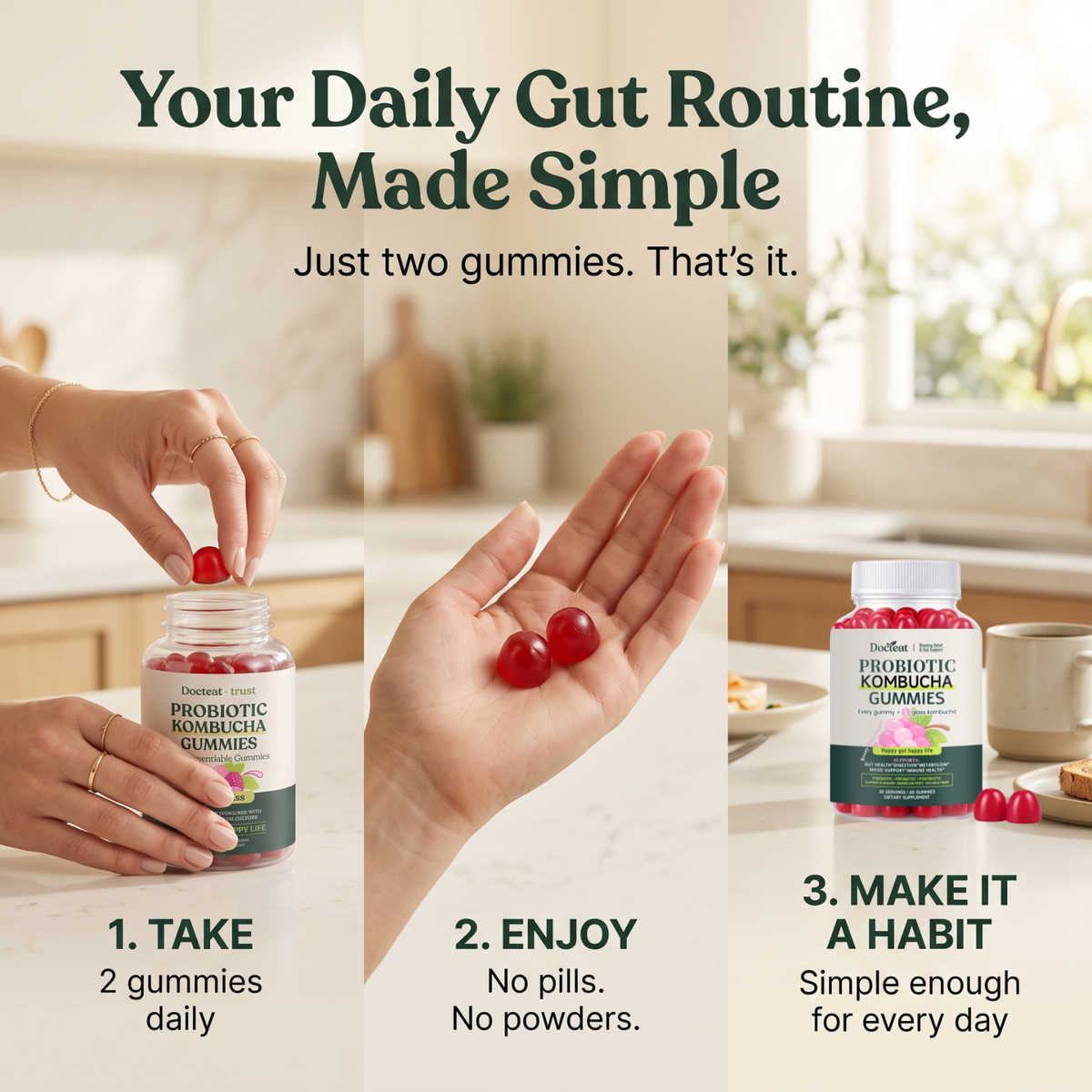 Probiotic Gummies To Support Gut Health