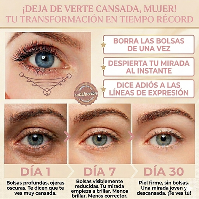 Bionova Retinol+Colágeno Eye Stick — Reduce Ojeras, Bolsas y Líneas Finas
