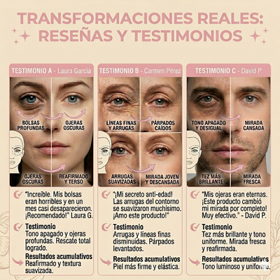 Bionova Retinol+Colágeno Eye Stick — Reduce Ojeras, Bolsas y Líneas Finas