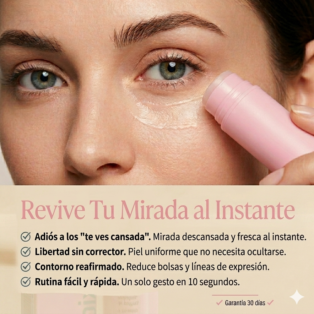 Bionova Retinol+Colágeno Eye Stick — Reduce Ojeras, Bolsas y Líneas Finas