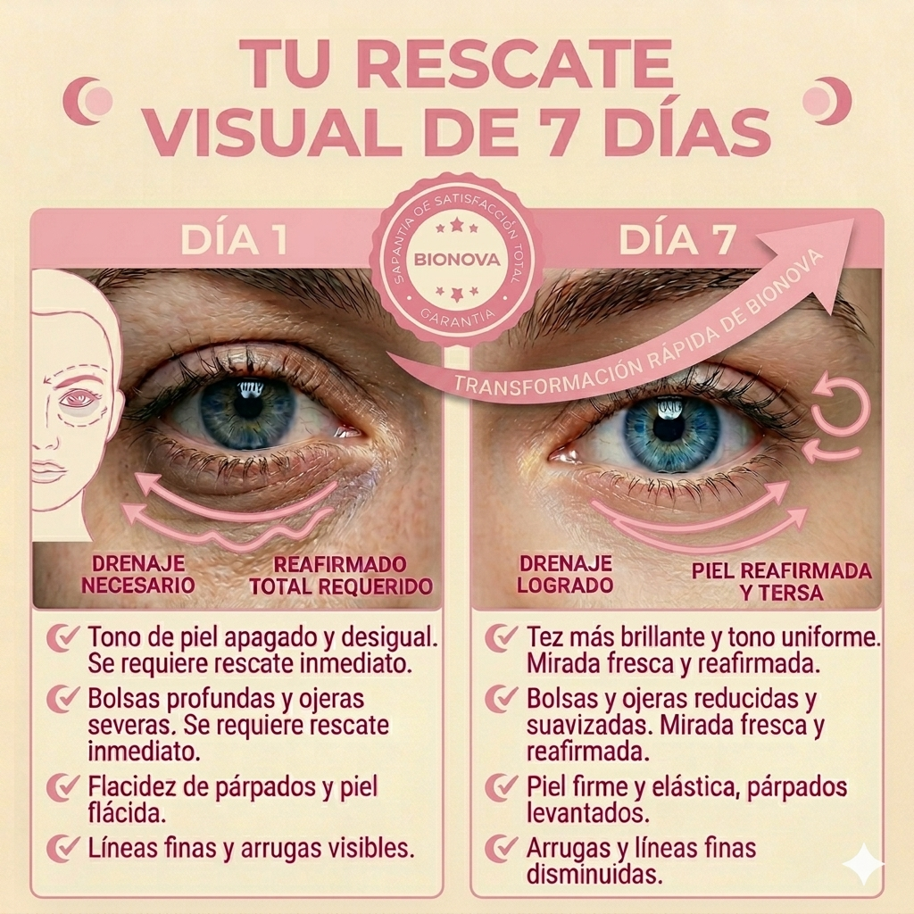 Bionova Retinol+Colágeno Eye Stick — Reduce Ojeras, Bolsas y Líneas Finas