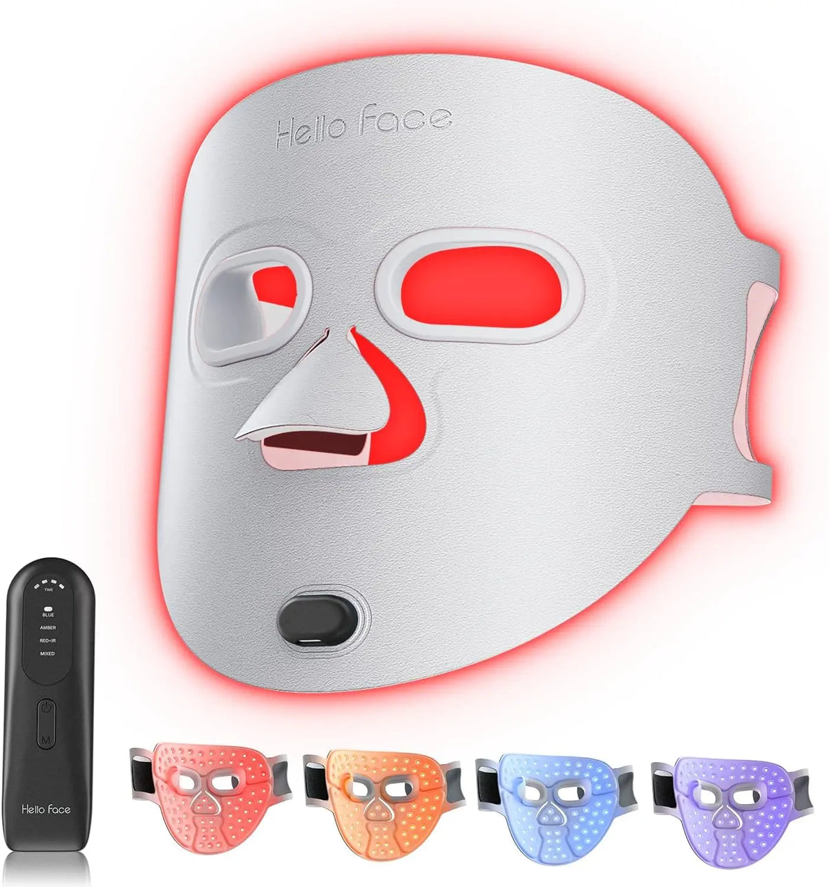LED Red Light Therapy Face Mask — 4-Wavelength Anti-Aging & Skin Rejuvenation